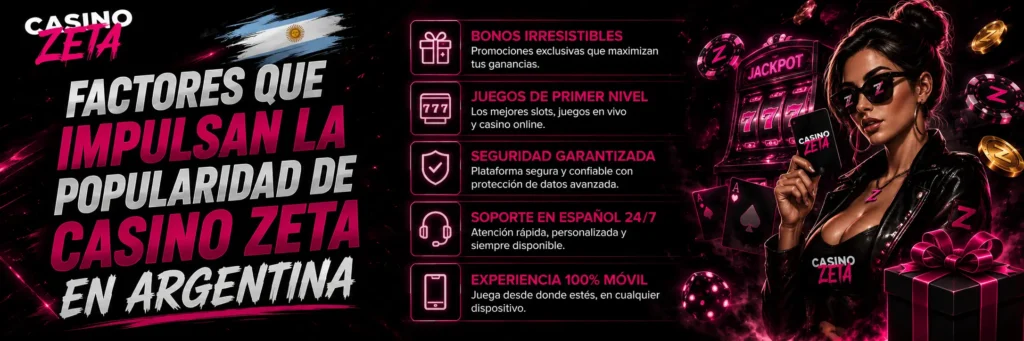Factores que Impulsan la Popularidad de Casino Zeta en Argentina